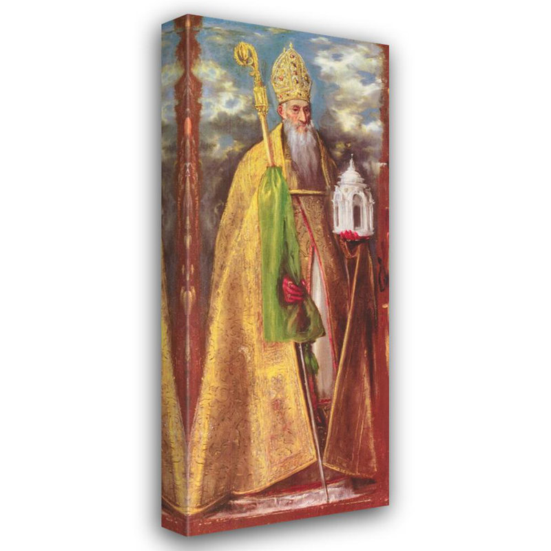 Saint Augustin d'Hippone, H 40 po x l 15 po