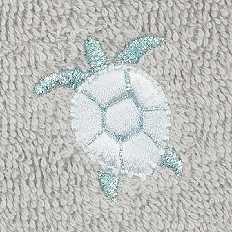 AVA Turkish Cotton Washcloth, Light Gray
