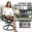 Chaise pivotante en aluminium