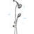 5 Inch Rain Shower & 7-Spray Handheld With 26" Slide, Easy Installation, Angle-Adjustable, Nozzles, Stable 1.8Gpm Flow, Manual Control Bathroom : Showerhead And Adjustable, Dual Flow 1.8Gpm, No Wall-126502584
