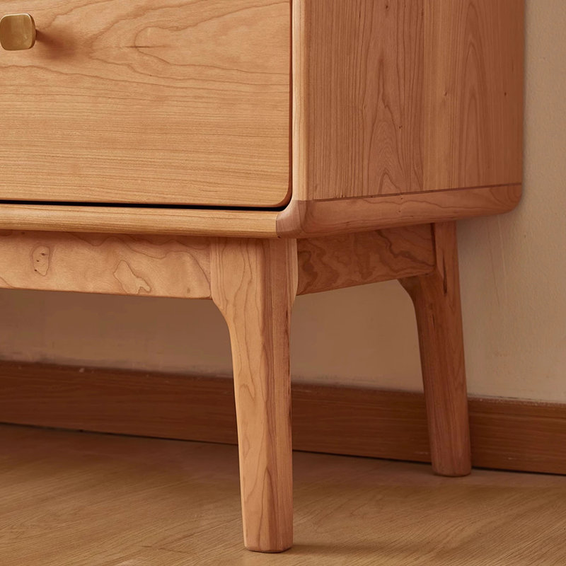 Nordic-style luxury and retro sideboard, 33.1" H x 70.8" W x 16.5" D
