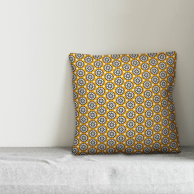 Boho Geometric Reversible Throw Pillow