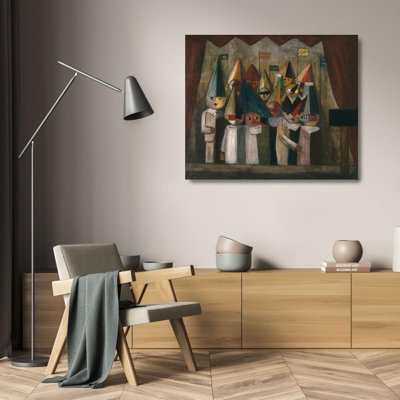 "Children's Theatre" by  Tadeusz Makowski - Gallery Wrap Canvas Wall Art