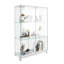Vitrine moderne en verre avec lumières DEL - Vitrine en verre trempé pour objets de collection, livres et décor-1138191530-1138191528