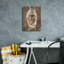  «Bouddha sur bois 2» par Annie Warren, art mural sur toile, 12 po x 16 po-1182173089
