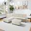 Repose-pieds en similicuir avec rangement-97791698