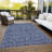 Dejah Washable Floral Indoor / Outdoor Rug-800323656