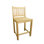 Garcia Teak Solid Wood Outdoor 29.5 " H Patio Stool
