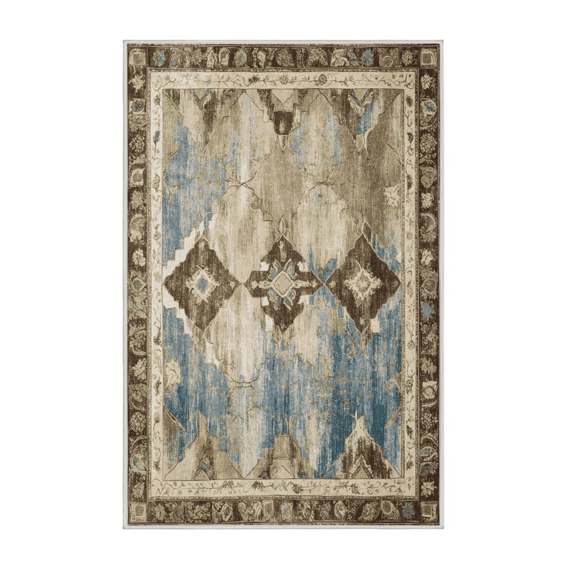 Antique Symphony Rug, Rectangle 6' x 9'