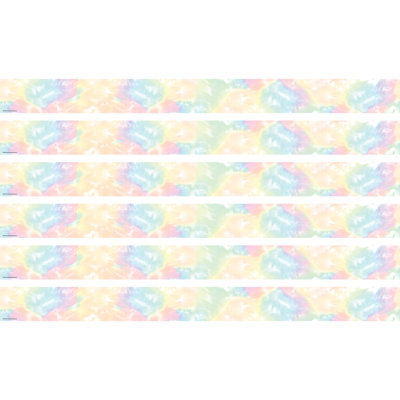 Bordure droite pastel Pop Tie-Dye
