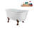 57.5'' x 29.5'' Soaking Acrylic Bathtub-83636145-90752935