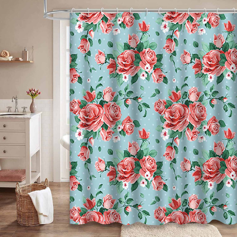 Rideau de douche Delicate, L 72 po x l 84 po