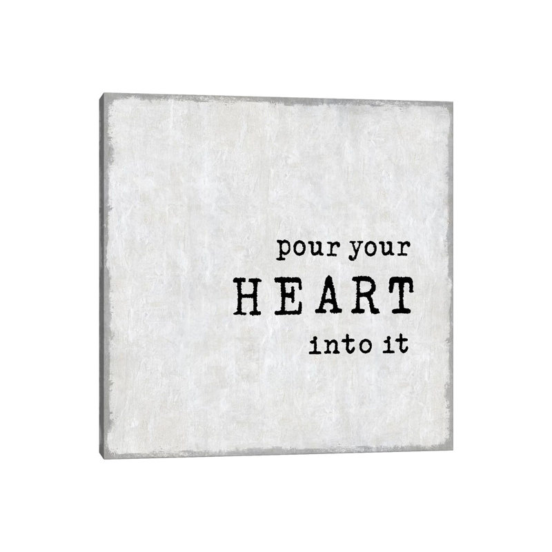 Pour Your Heart by Jamie MacDowell - Wrapped Canvas Gallery-Wrapped Canvas Giclée, 66.04 cm H x 66.04 cm W