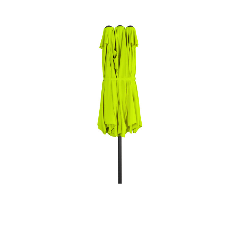 Parasol Pérou avec auvent ventilé 108 po, Lime