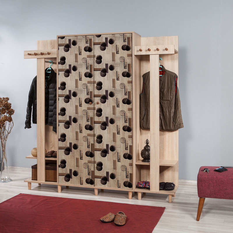 Arbre d'entrée avec rangement pour chaussures Huntingdon