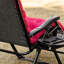 Fauteuil Red Zero Gravity, inclinable et pliable avec coussin et support latéral, capacité de 264 lb, table rembourrée pour l'intérieur et l'extérieur