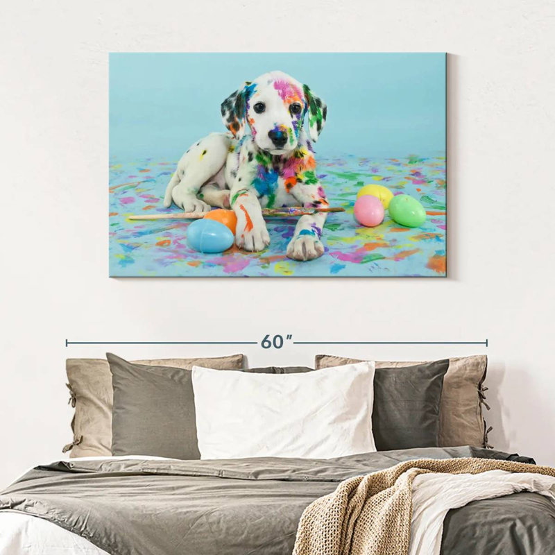 Brampt Easter Dalmatian Puppy, 32" H x 48" W