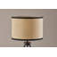 Lampe de table en métal Browning
