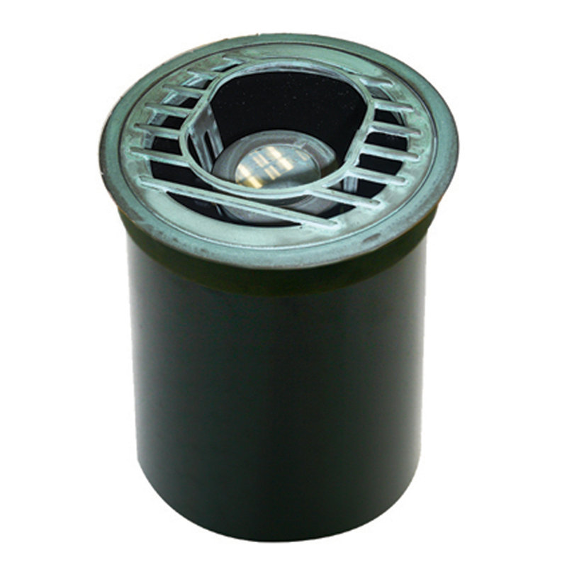 Science Low Voltage Integrated LED Metal Well Light Pack, Verdigris