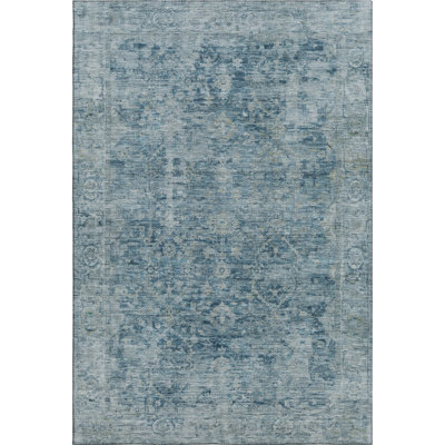 Premium Machine Washable Verlin AMF1773 Border Rug