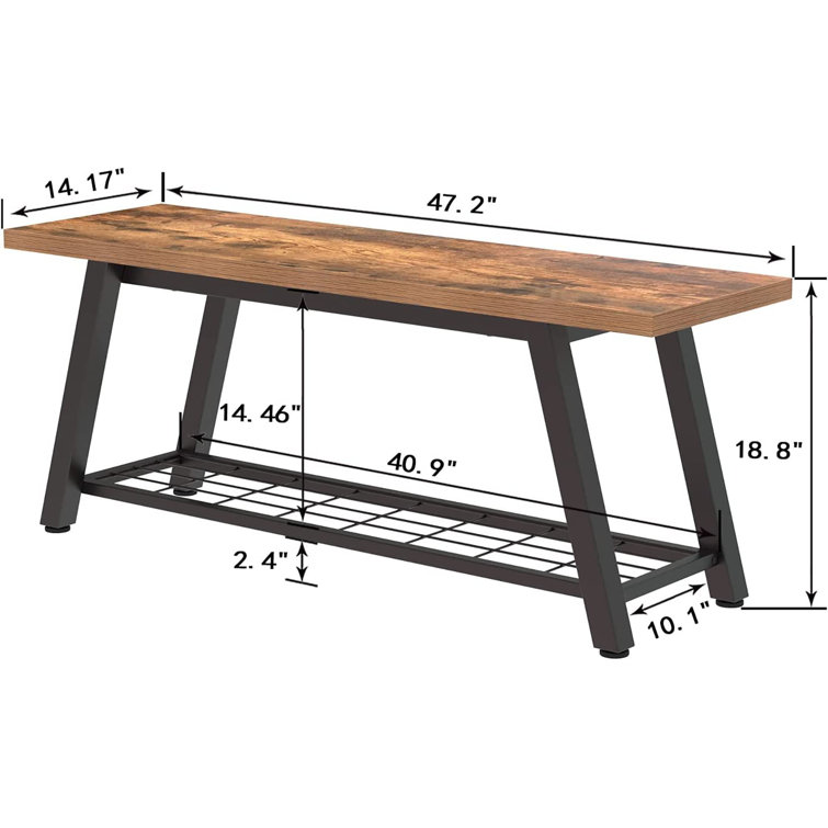 17 Stories Wood Office Bench - Wayfair Canada