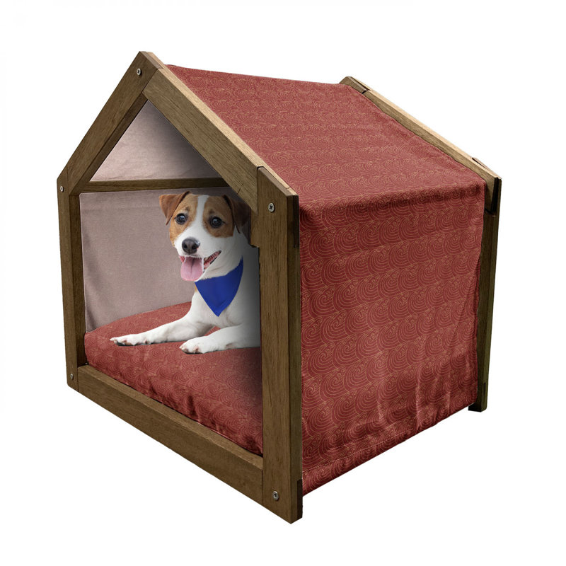 Niche pour chien en bois, H 22,44 po x l 23,62 po x P 17,72 po