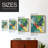 Tropical Graphics II Framed Print - Solid Wood-100622498-100622501