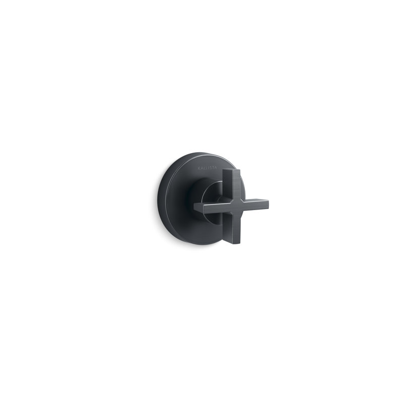 One™ Volume Control Trim, Cross Handle, Gunmetal