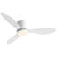 Jamarreon 42''/52'' Flush Mount Dimmable Ceiling Fan with LED Lights and Remote Control-1410740598