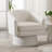 360-Degree Swivel Upholstered Barrel Chair with Removable Cushion-370074758