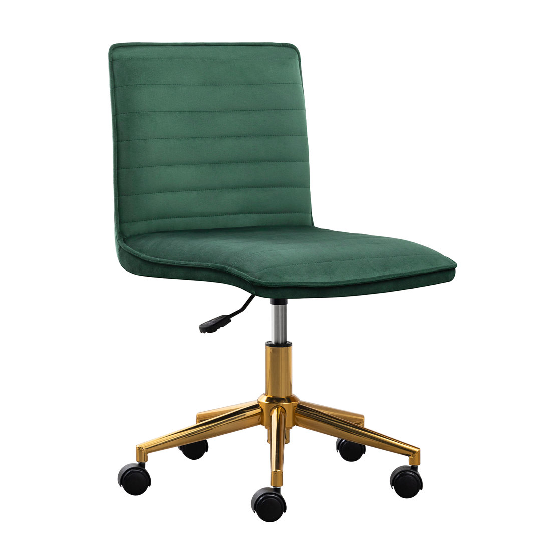 Auctin Modern Velvet Office Task Chair Everly Quinn Upholstery 