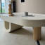 Table basse simple en bois massif de style beurre-104099821