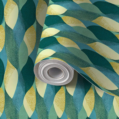 Peel and Stick PVC Wallpaper, Removable Self-Adhesive Wall Covering, Waterproof for Home Decor