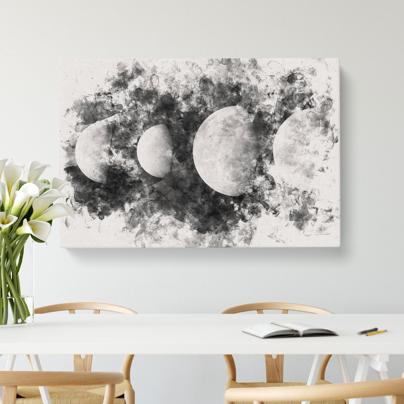 Moons Of Jupiter - Wrapped Canvas Print, 35cm H x 50cm W x 3cm D
