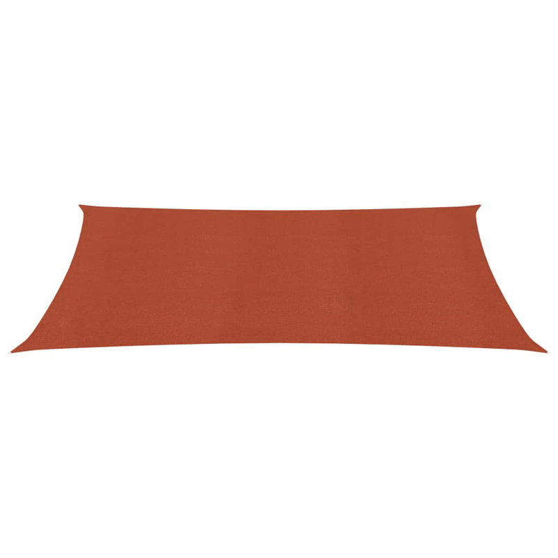 Flux 4m x 7m Rectangular Shade Sail, Terracotta