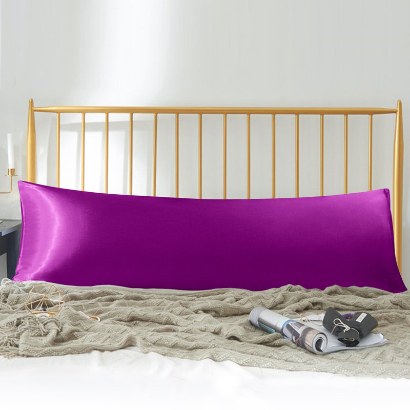 Taie d'oreiller soyeuse en microfibre, Mauve