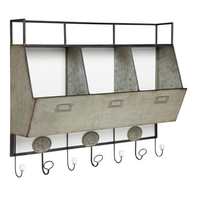 Wall Key Organizer With Key Hooks