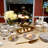 Matrix Gold Set of 6 Plated Canape Plates 6in asst