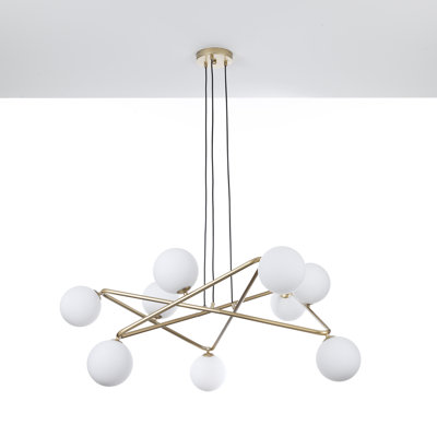 Moncayo 9-Light Sputnik LED Chandelier