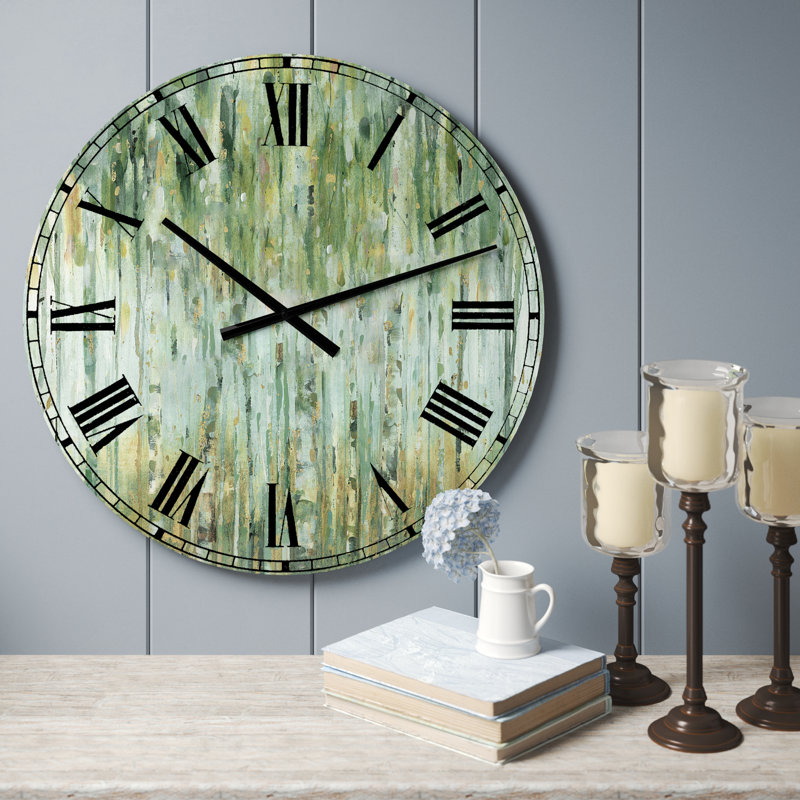 Adetomiwa, la forêt de bouleaux II - Horloge murale traditionnelle, Petit