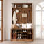 Keasal Hall Tree 39.4'' Wide with Bench and Shoe Storage-569881959