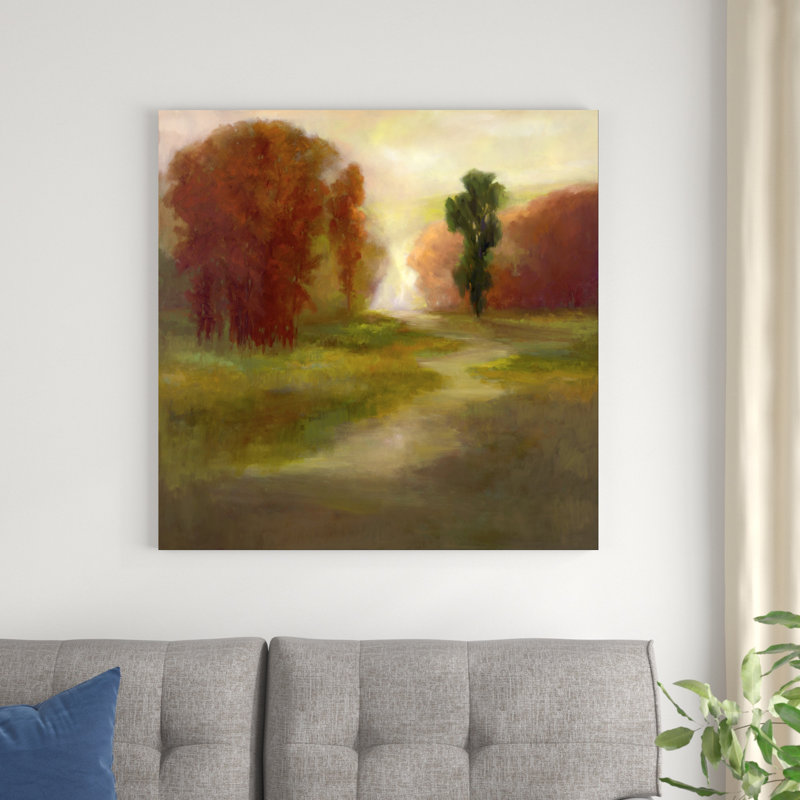 Arbres d'automne, H 36 po x l 36 po x P 1,25 po