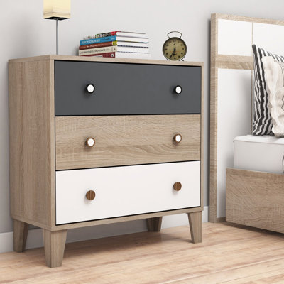 Commode 3 tiroirs 31,5 po Borst