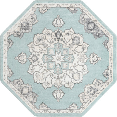 Tapis bleu traditionnel Traditional Troayurgh