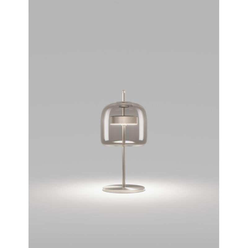 Jube Table Lamp S Old Green Transparent Matt Steel L2416 Ul, Smoky Transparent
