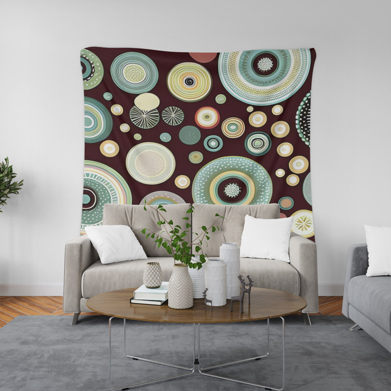 Tapisserie murale, H 80 po x l 68 po