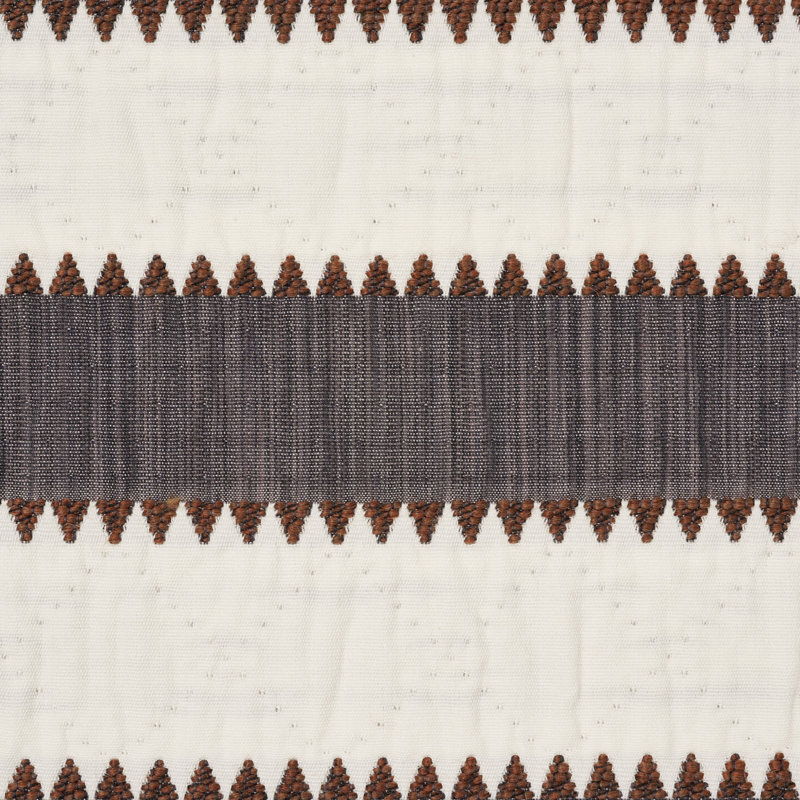Isolde Stripe Matelassé Fabric, Cinder