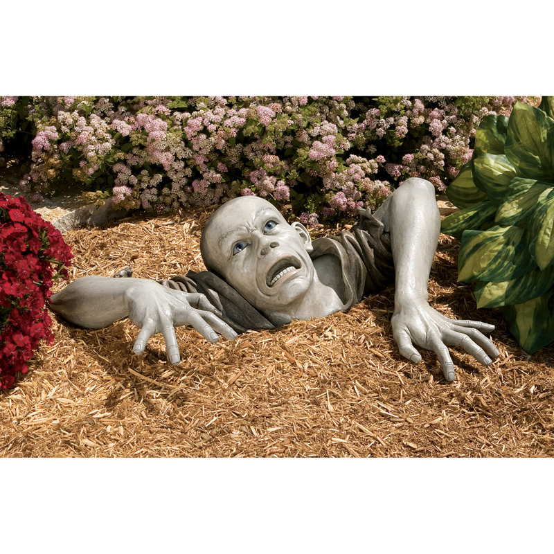 Zombie of Montclaire Moors Garden Statue