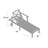 Bevelyn Outdoor Acacia Wood Chaise Lounge Set