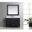 Ensemble de meuble-lavabo simple 48 po avec miroir Carrasquillo-1308388647